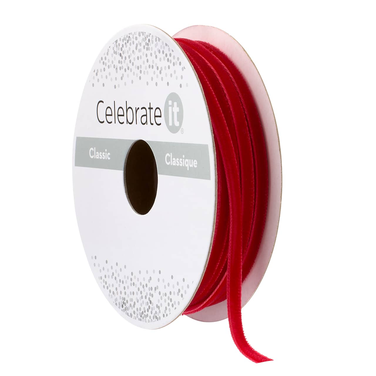 1/8" x 10yd. Velvet Ribbon by Celebrate It™ Classic